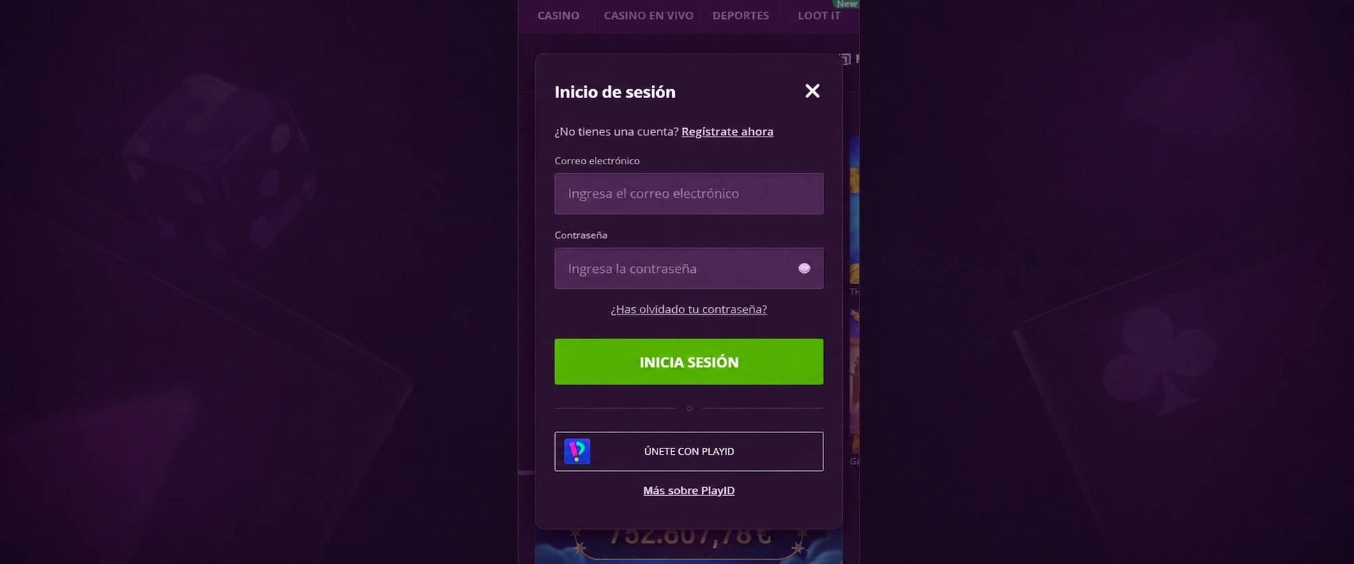 Malina Casino Acceso